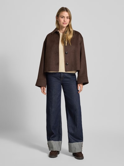 MSCH Copenhagen Strickshirt mit Woll-Anteil Modell 'Milania" Beige 1