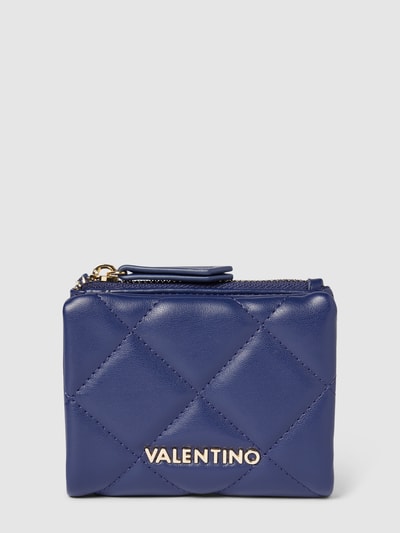 VALENTINO BAGS Portemonnee met labeldetail, model 'OCARINA' Marineblauw - 1