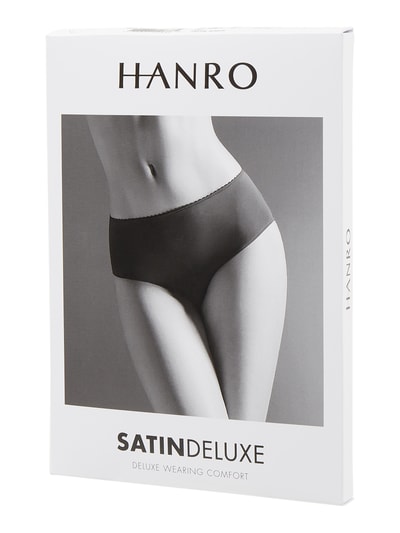 Hanro Onderbroek met stretch, model 'Satin Deluxe' Zwart - 2