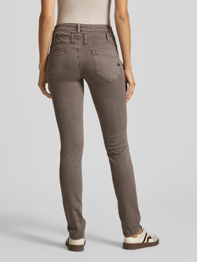 Buena Vista Skinny Fit Jeans mit Gesäßtaschen Schlamm 5