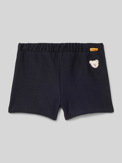 Steiff Skinny Fit Shorts mit fixierten Bügelfalten Marine 3