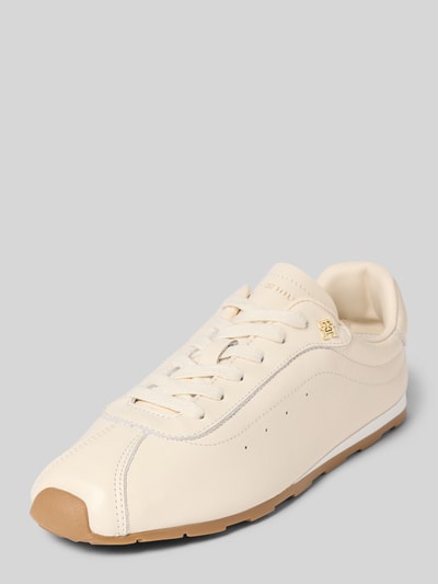 Tommy Hilfiger Lage sneakers van echt leer Offwhite - 1