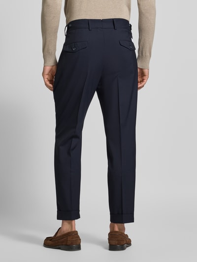 Manuel Ritz Relaxed Fit Anzughose aus Woll-Mix Marine 5