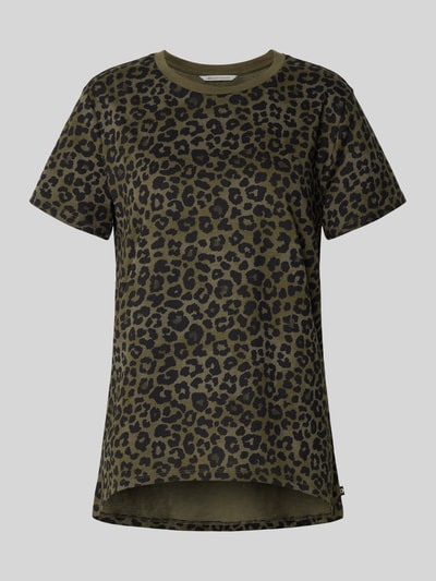 Tom Tailor Denim Regular Fit T-Shirt aus reiner Baumwolle Dunkelgruen 2
