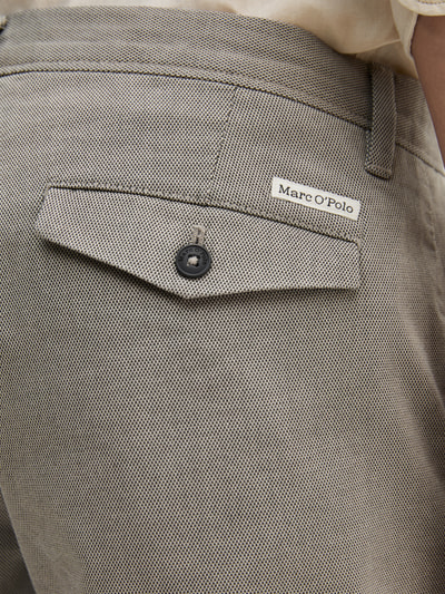 Marc O'Polo Regular Fit Bermuda aus Baumwoll-Elasthan-Mix Modell 'SALO' Mittelgrau 3