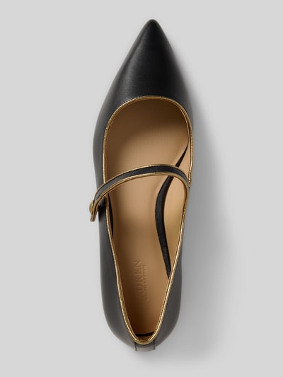 Lauren Ralph Lauren Flats mit spitzer Passform Modell 'Londyn' Black 3
