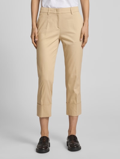 MORE Hose mit Bügelfalten Sand 4