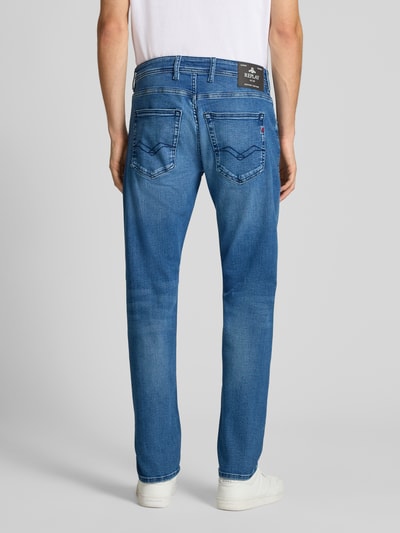 Replay Straight Leg Jeans im 5-Pocket-Design Modell 'GROVER' Jeansblau 5