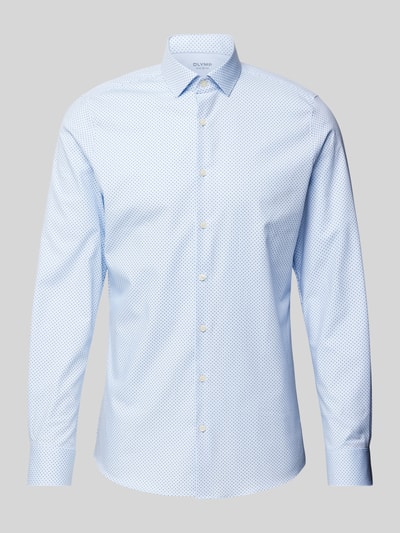 OLYMP Level Five Slim fit zakelijk overhemd met stretch Bleu - 2