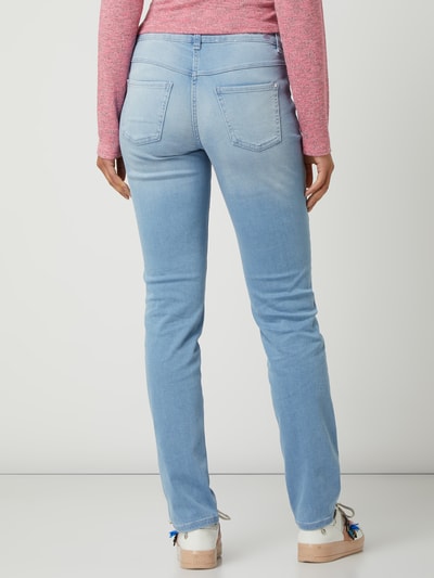 MAC Straight fit jeans met stretch, model 'Dream' Lichtblauw - 5