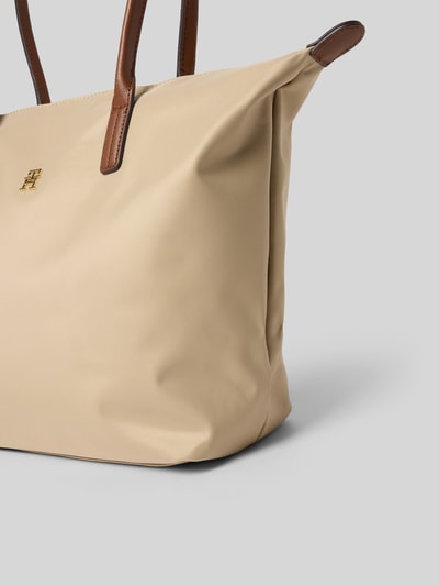 Tommy Hilfiger Shopper met labelapplicatie Beige - 3