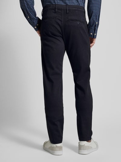 MAC Straight Leg Jeans mit Label-Applikation Modell 'Lennox' Marine 5