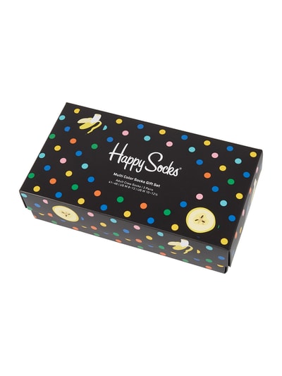 Happy Socks Socken mit Stretch-Anteil im 3er-Pack  Dunkelblau 3