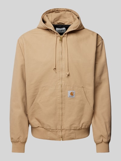 Carhartt Work In Progress Jacke mit Label-Patch Modell 'ACTIVE' Hellbraun 2