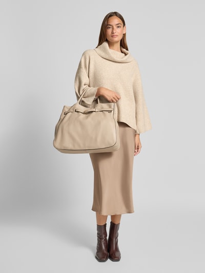 Abro Torebka ze skóry model ‘JILL’ Szarobrązowy 1