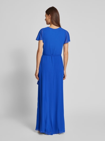 Lauren Ralph Lauren Abendkleid mit V-Ausschnitt Blau 5