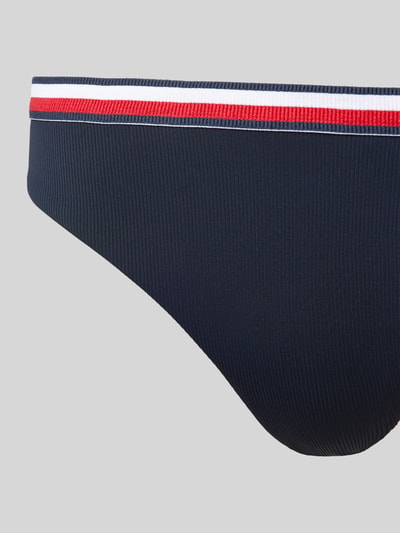 TOMMY HILFIGER Bikini-Hose mit elastischem Logo-Bund Modell 'Global' Dunkelblau 2