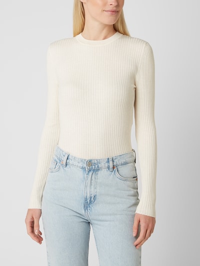 Tom Tailor Denim Cropped Pullunder mit Rundhalsausschnitt   Sand 4