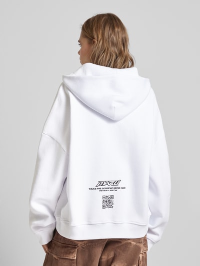 Review X MATW Oversized Sweatjacke mit Label-Print - MATW X Review Weiss 5