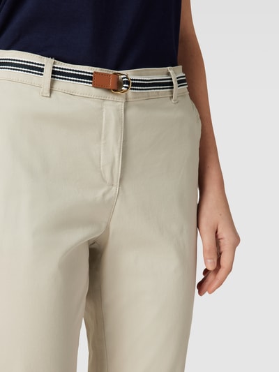 Christian Berg Woman Chino mit Gürtel Sand 3