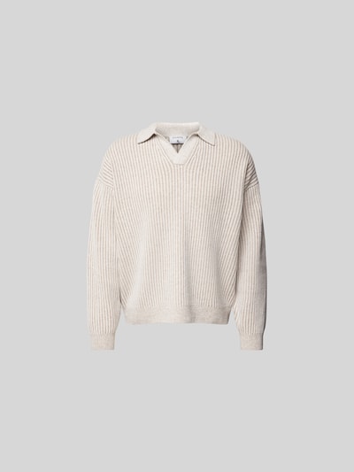 Filippa K Pullover mit gerippten Abschlüssen Offwhite 2