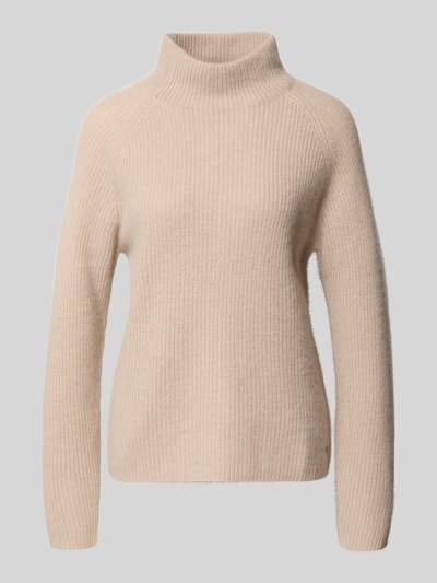 Fynch-Hatton Gebreide pullover van kasjmier met opstaande kraag Beige - 2