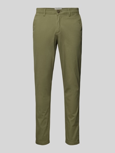 Jack & Jones Baggy Fit Jeans im 5-Pocket-Design Modell 'MARCO BOWIE' Oliv 2