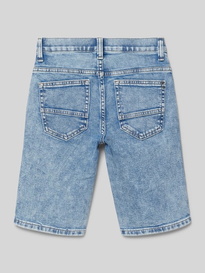 s.Oliver RED LABEL Korte regular fit jeans in 5-pocketmodel Blauw - 3