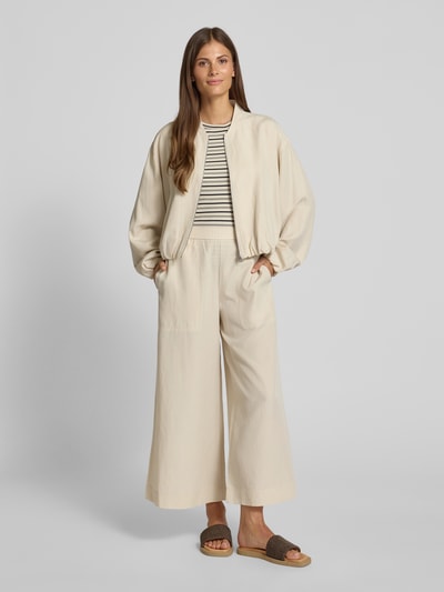 Marc O'Polo Regular Fit Blouson aus Lyocell-Leinen-Mix Sand 1