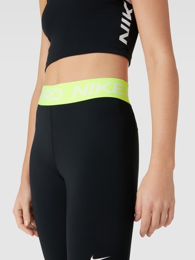 NIKE TRAINING Legging met logoband Zwart - 3