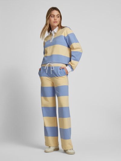 INFLUENCER'S CHOICE BY P&C* Spodnie materiałowe z szeroką nogawką i tunelem Pastelowy żółty 1