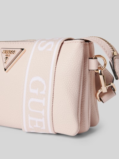 Guess Handtasche mit Label-Applikation Modell 'LATONA' Rosa 3