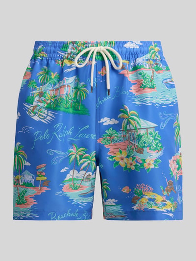 Polo Ralph Lauren Underwear Regular Fit Badehose mit Allover-Muster Royal 2