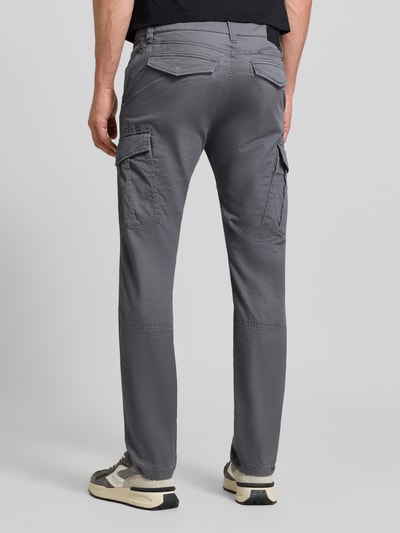 s.Oliver RED LABEL Spodnie cargo o kroju regular fit z mieszanki bawełny Czarny 5