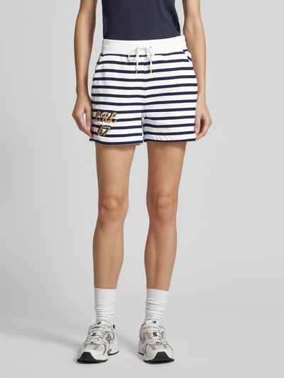 Lauren Ralph Lauren Sweatshorts mit Label-Stitching Weiss 4