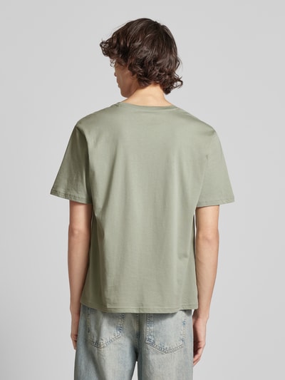 Jack & Jones T-Shirt mit Label-Print Modell 'STAR' Mint 5