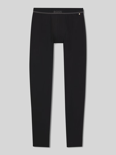 BOSS Lange Unterhose aus Baumwoll-Mix Black 2