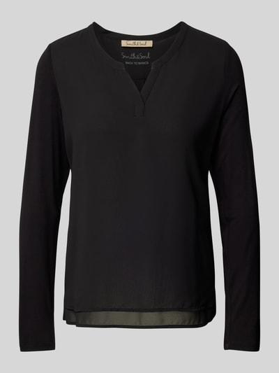 Smith and Soul Bluse mit Tunikakragen Black 2