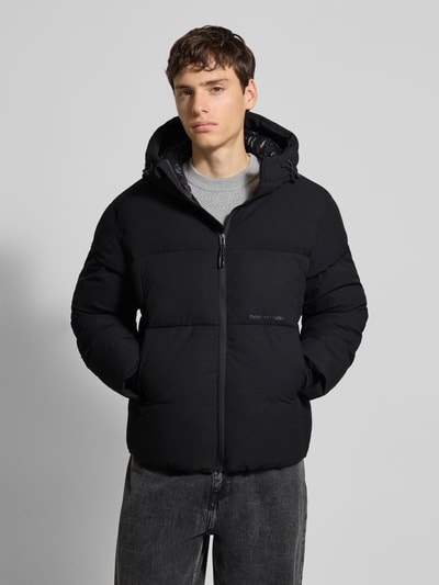 Jack & Jones Regular Fit Steppjacke mit Kapuze Modell 'Jorve' Black 4