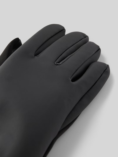 RAINS Handschuhe mit Label-Detail BLACK 3