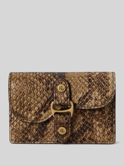 Lauren Ralph Lauren Portemonnaie aus echtem Leder Modell 'TASHA' Beige 1