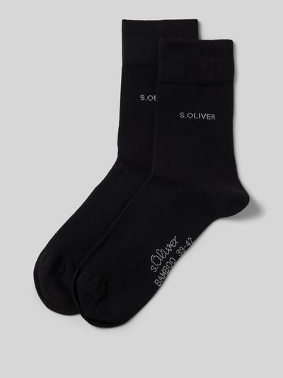 s.Oliver RED LABEL Socken aus Viskose-Mix im 2er-Pack Black 1