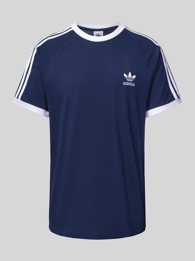 adidas Originals T-Shirt mit Label-Stitching Marine 2