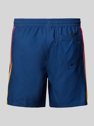 Quiksilver Spodenki kąpielowe z elastycznym pasem Niebieski 3