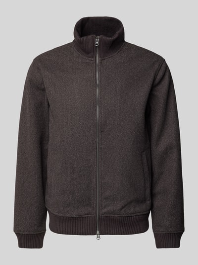 MCNEAL Sweatjacke mit Stehkragen Schoko 1