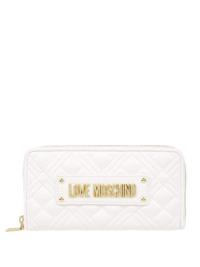 Love Moschino Portemonnee met stiksels  Wit - 1