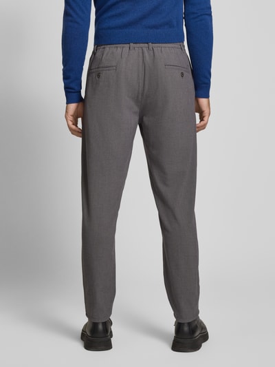 MCNEAL Tapered fit broek met tunnelkoord Donkergrijs - 5