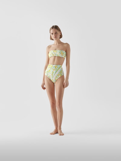 Emilio Pucci Bikini-Hose mit grafischem Muster Hellgrün 1