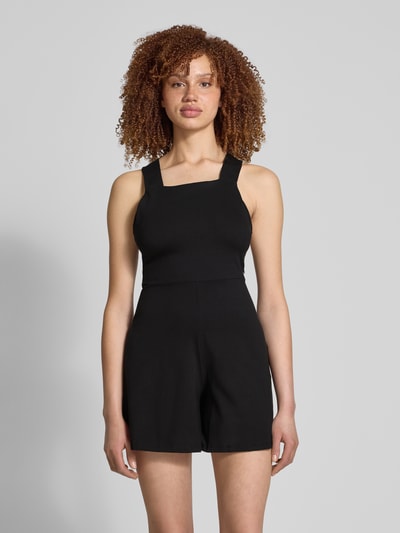 EDITED Jumpsuit mit Karree-Ausschnitt Modell 'Alessia' Black 4