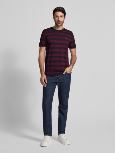 Christian Berg Men T-Shirt mit Rundhalsausschnitt Bordeaux 1